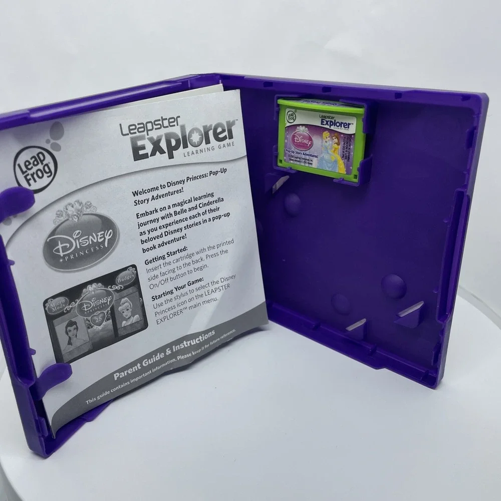 Leap Frog Leapster Explorer Disney Princess Pop-Up Story‎ Adventures 4-7 gift
